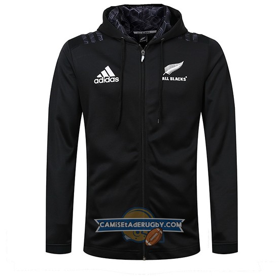 Nueva Zelandia All Blacks Rugby 2018-19 Chaqueta con Capucha